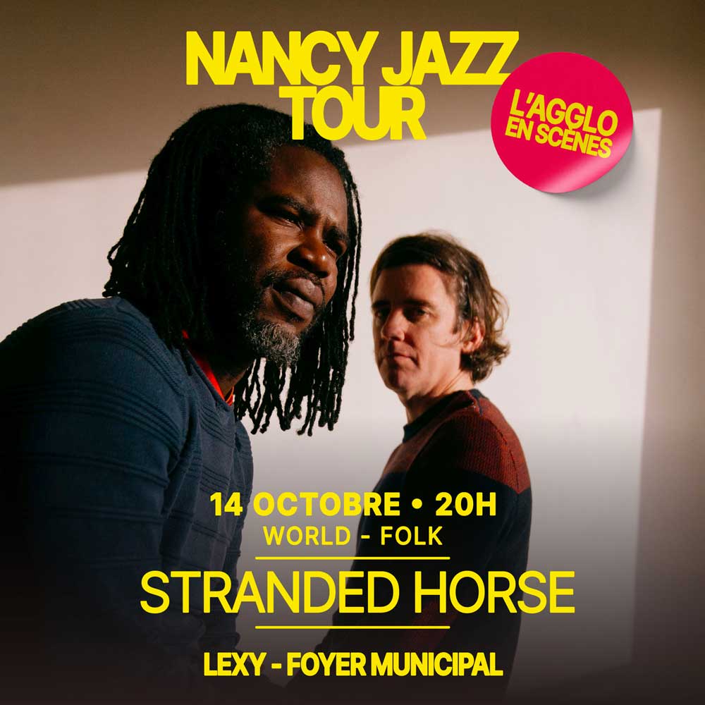 Affiche du concert Stranded Horse (World · folk) — Mercredi 14 octobre à 20h, Foyer municipal, Lexy