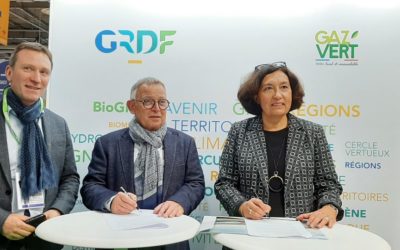 Énergie :  signature d’une convention avec GRDF au congrès des maires à Paris