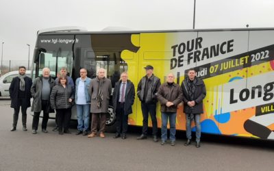 🚴 Tour de France : covering Spécial Tour de France sur un bus de la flotte.