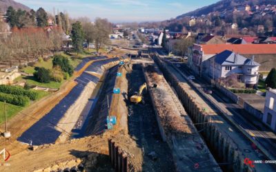 Découverture de la Chiers : le chantier se poursuit au parc des Récollets de Longwy-Bas
