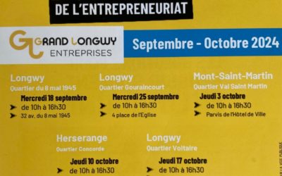 Le bus de l’entrepreneuriat en tournée dans le Grand Longwy