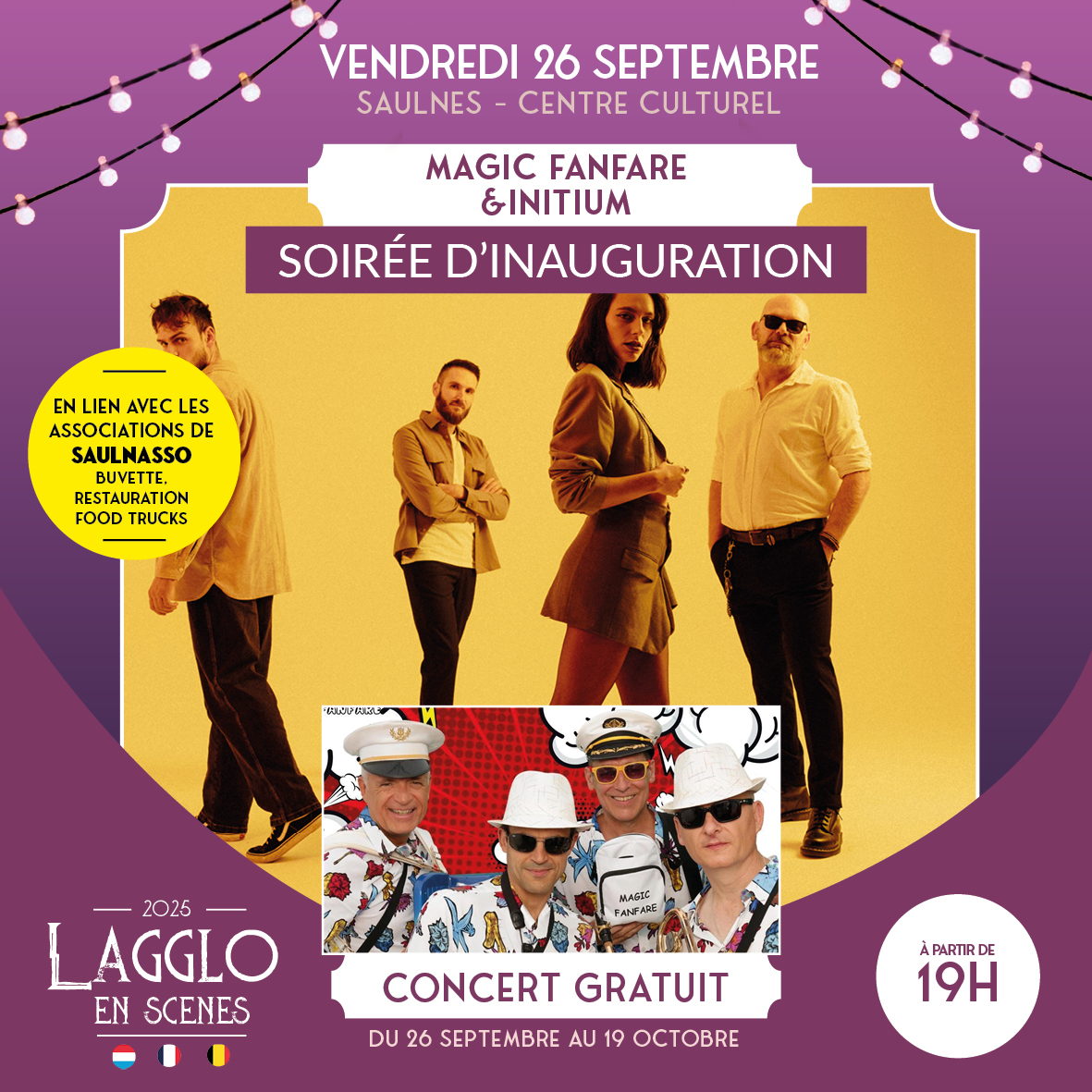 Soirée d'inauguration - L'agglo en scènes à Saulnes. Grand Longwy.